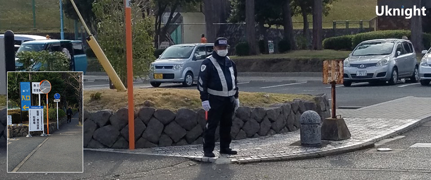 『第43回全国選抜高校テニス大会』に伴う臨時駐車場警備を実施致しました。