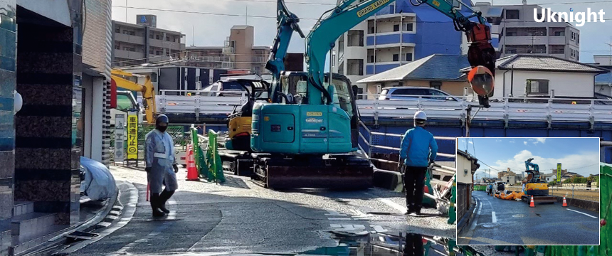 福岡市西区にて交通誘導警備業務を実施致しました。