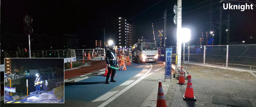 鞍手市内にて列車見張り業務及び交通誘導警備業務を実施致しました。