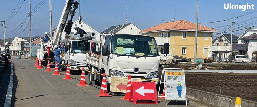 日野市内にて交通誘導警備業務を実施致しました。