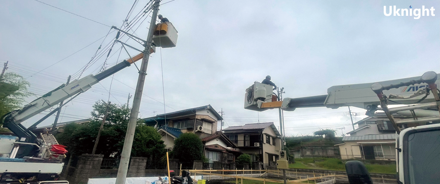 青梅市で交通誘導警備業務を実施致しました。