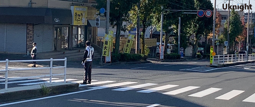 「2023九州実業団毎日駅伝」コース沿道警備を実施致しました。