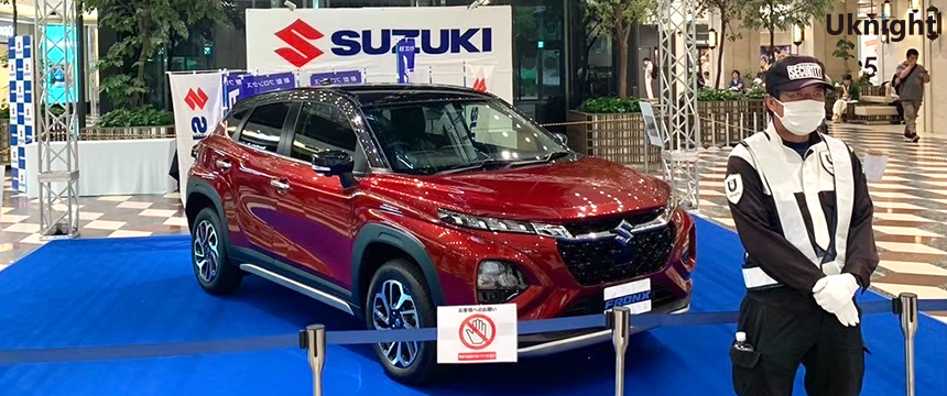 「スズキ新型フロンクス選考展示会」にて警戒業務を実施致しました。