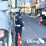 小平市内にて交通誘導警備業務を実施致しました。